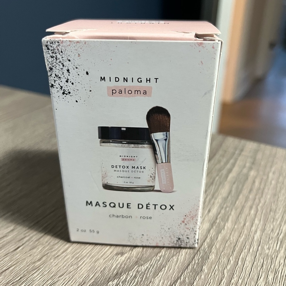 New Midnight Paloma Charcoal+Rose Detox mask